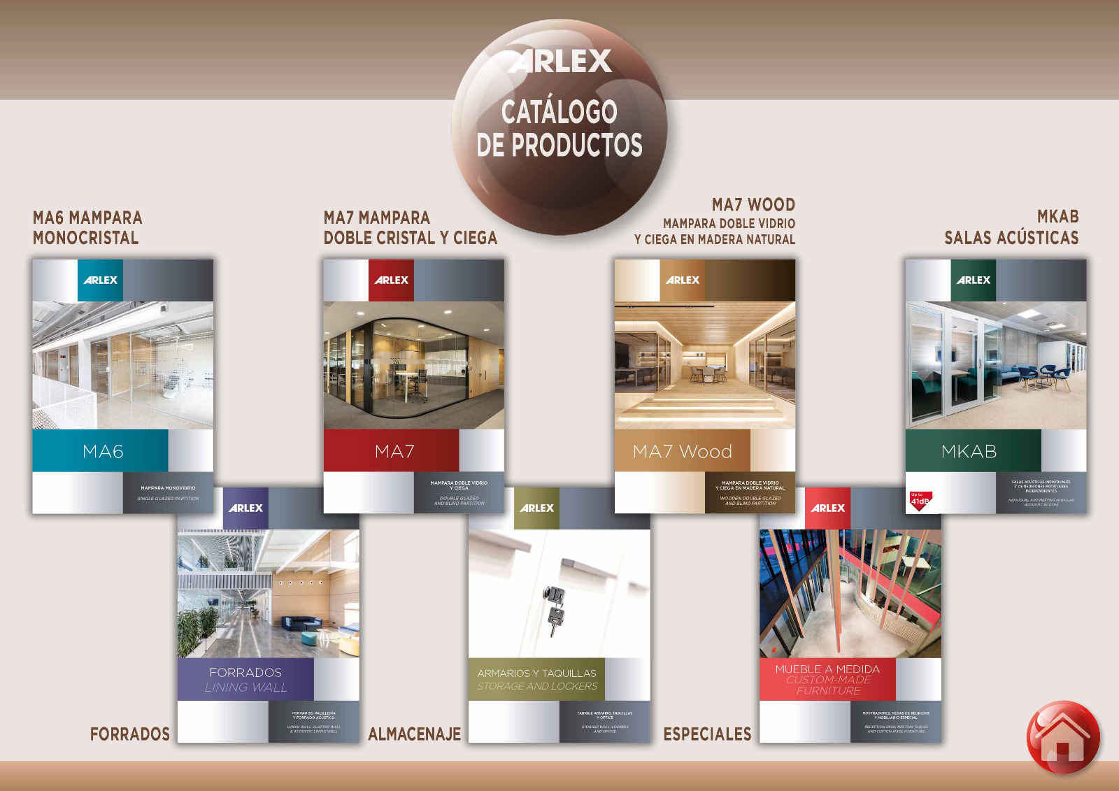 Nuevos catálogos de producto en Arlex Design